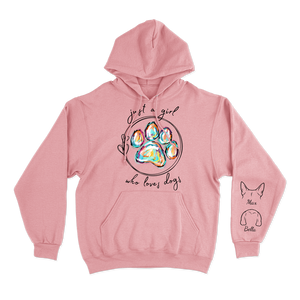 Just a Girl Who Loves Dogs - Custom Hoodie